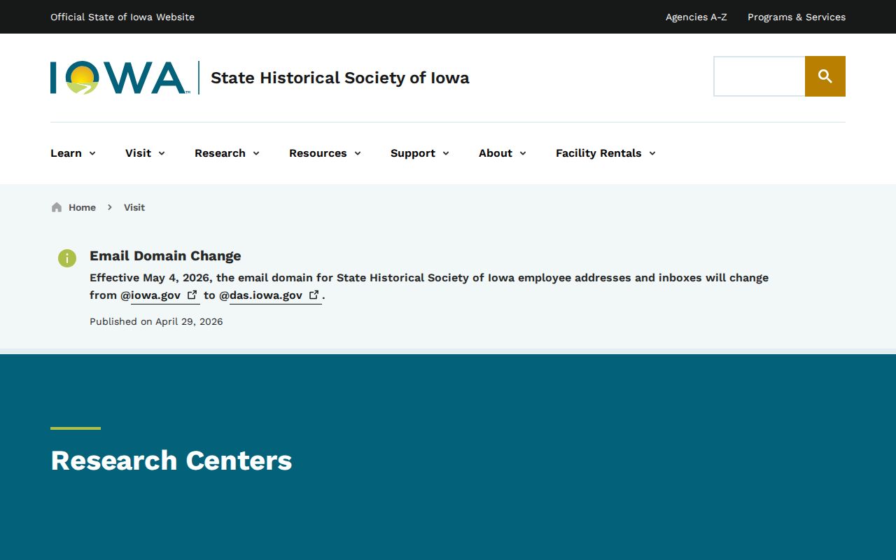 Iowa State Archives historical research route for older Union County records